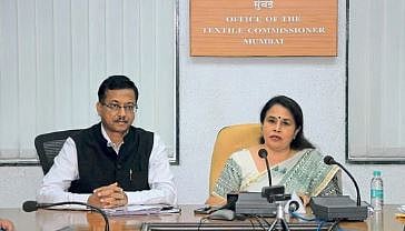 Textile Commissioner Roop Rashi and Cotton Corporation of India Ltd. Chairman and Managing Director Lalit Kumar Gupta