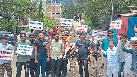 Milk Rate Protest