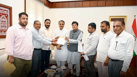 Piyush Goyal and Praful Patel 
