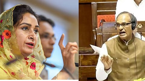 Harsimarat Kaur And Agriculture Minister Chauhan