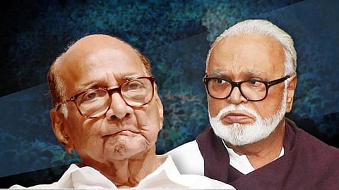 Chhagan Bhujbal and Sharad Pawar