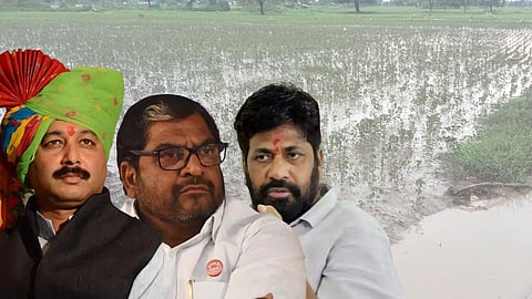 Chhatrapati Sambhaji Raje, Bachu Kadu And Raju Shetti 