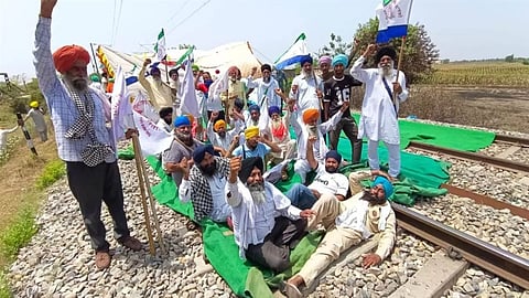 Farmers' Rail Roko Protest