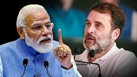 Narendra Modi and Rahul Gandhi