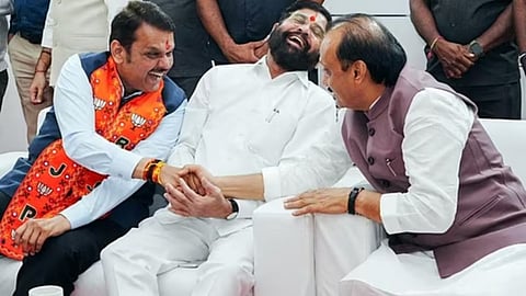 Devendra Fadnavis, Eknath Shinde, And Ajit Pawar 