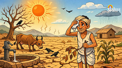Heatwave and rainfall deficit situation in India