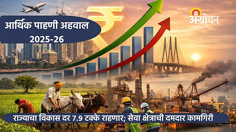 Maharashtra economic growth forecast 2025-26 economic survey