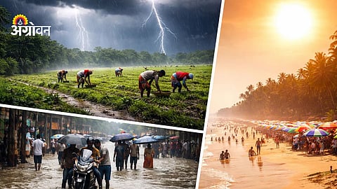 IMD weather alert heatwave with rain prediction