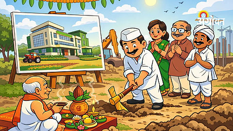 New Krishi Bhavan project delay