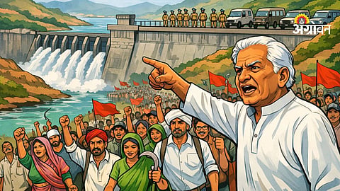 Tarali dam water diversion protest farmers