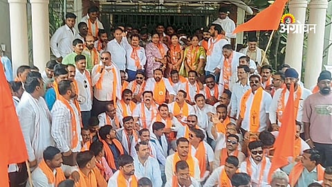 District collector office protest by farmers
