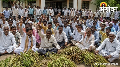 Farmers Protest Over Pending Crop Insurance Compensation in Yavatmal