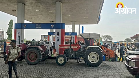 Tractor Owners Queue Up for Diesel Amid Fuel Shortage