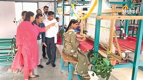Silk handloom training programs for women financial independence
