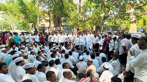 Protest over Khadakwasla dam water for Indapur