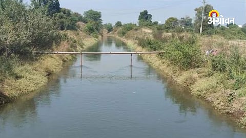 Water release from Dimbhe project for farmers