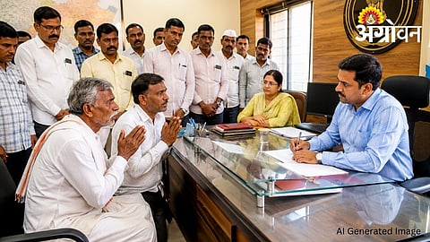 Renapur Farmers Demand Access To Agricultural Land