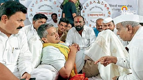 Pandharpur hunger strike by Rohit Pawar
