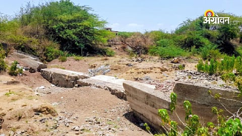 Monsoon infrastructure damage in rural areas