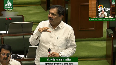 Jayant Patil criticism of ruling party in assembly