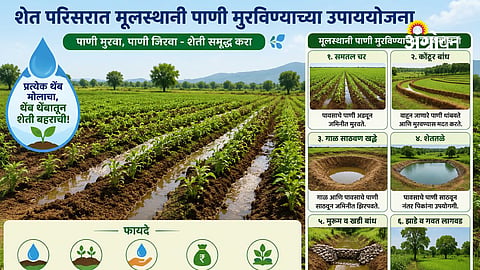 Water conservation in Maharashtra farming