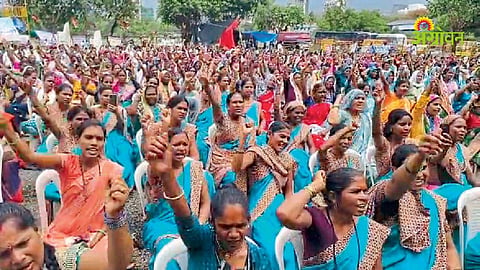 Tribal rights protest in Maharashtra