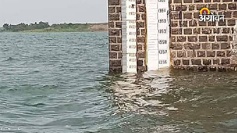 Water storage in Jayakwadi Dam