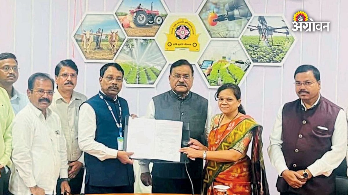 ड्रोन पायलट प्रशिक्षणासाठी वनामकृवि-सारथी करार