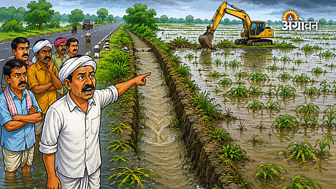 Poor drainage infrastructure for farmers