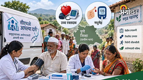 Hypertension and diabetes burden in Maharashtra villages