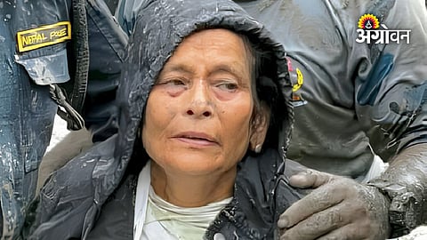Nepal flood survivor rescued from debris after ten days