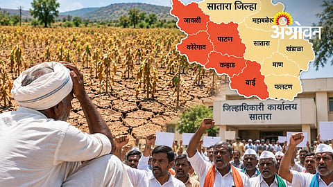 Koregaon, Jawali And Patan Farmers Seek Drought Relief