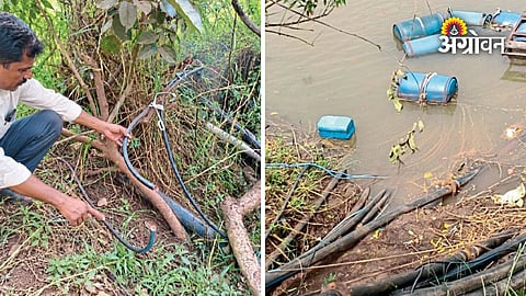 Farm motor and cable theft Maharashtra