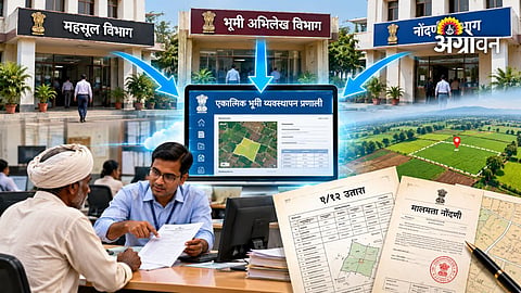 Maharashtra land documentation process new system