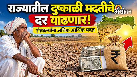 NDRF norms for agricultural drought relief in Maharashtra
