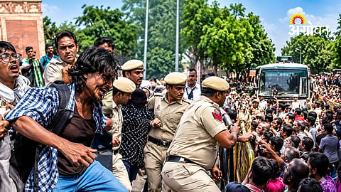 Delhi Police vs Mumbai Police handling of protests