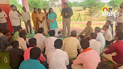 Village development committees for drought relief