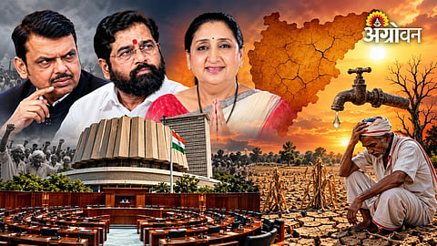 Maharashtra drought crisis and political power struggle affecting farmer relief efforts