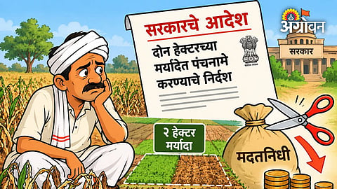 Government guidelines for agricultural damage reports