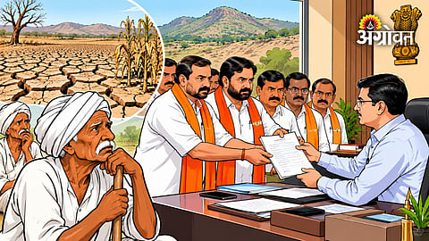 Drought declaration demand in Pune district Maharashtra
