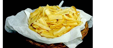 cassava fried chips