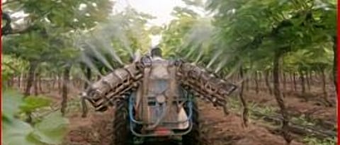 Modern machines for spraying, dusting