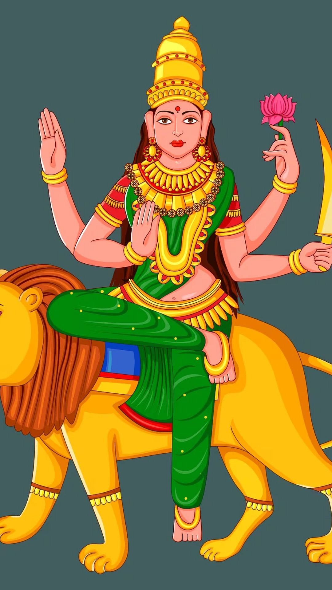 Navratri Day 6 Color : आजचा नवरात्रीचा शुभ रंग 'हिरवा '; जाणून घ्या या ...