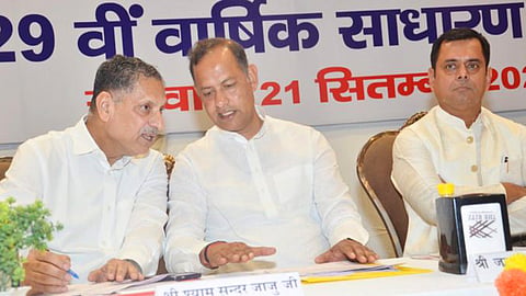 सहकार मंत्री श्री.रविंदर सिंग इंद्रज,ज्येष्ठ नेते श्याम जाजू, प्रसिद्ध हृदयरोगतज्ज्ञ आणि संघाचे अध्यक्ष (दिल्ली प्रांत) डॉ. अनिल अग्रवाल, सीए अनिल गुप्ता, प्रांत कार्यवाह आणि आमदार श्री. हरीश खुराणा, 