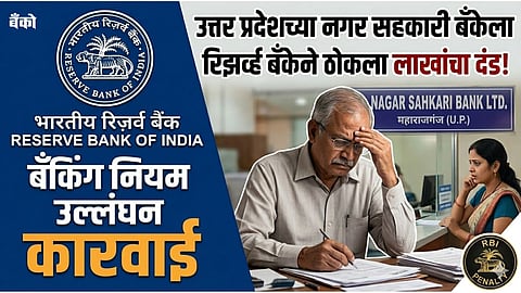 RBI Imposes Rs 14.25 Lakh Penalty on Nagar Sahkari Bank