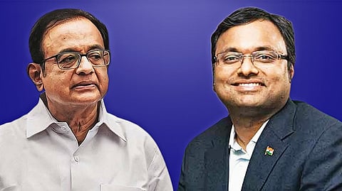P chidambaram and karti