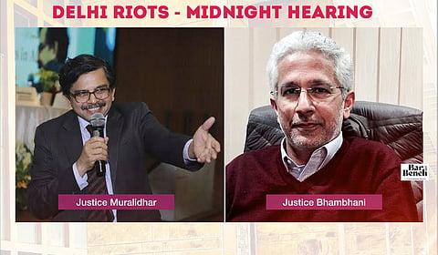Justice Muralidhar and Justice Anup Bhambhani
