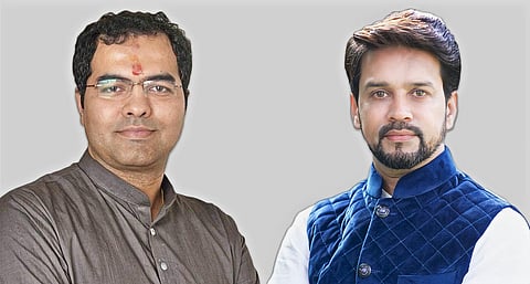 Parvesh Sahib Singh Verma and Anurag Thakur 