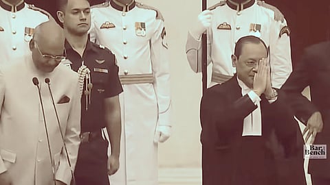 Justice Ranjan Gogoi swearing in as Chief Justice of India