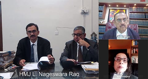 Hearing conducted via Video conference in Supreme Court